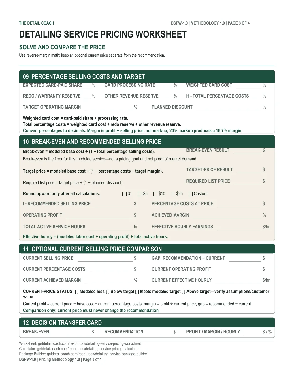Preview of page 3, solve and compare the price
